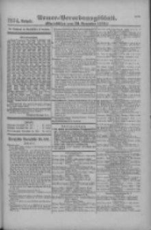 Armee-Verordnungsblatt. Verlustlisten 1916.11.23 Ausgabe 1274