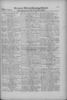 Armee-Verordnungsblatt. Verlustlisten 1916.11.27 Ausgabe 1281