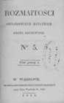 Rozmaitości Ofiarowane Dziatkom Przez życzliwych. Nr5