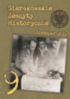 Sierakowskie Zeszyty Historyczne 20012 listopad Z.9