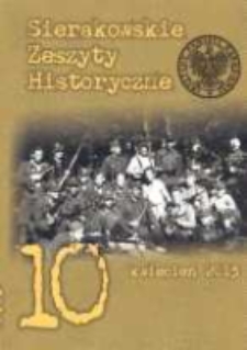 Sierakowskie Zeszyty Historyczne 2013 kwiecień Z.10