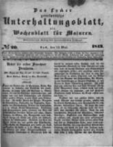 Das Lycker gemeinnützige Unterhaltungsblatt, ein Wochenblatt für Masuren. 1843.05.13 Nr20