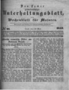 Das Lycker gemeinnützige Unterhaltungsblatt, ein Wochenblatt für Masuren. 1843.05.20 Nr21