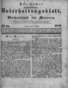 Das Lycker gemeinnützige Unterhaltungsblatt, ein Wochenblatt für Masuren. 1843.07.08 Nr28
