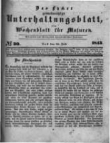 Das Lycker gemeinnützige Unterhaltungsblatt, ein Wochenblatt für Masuren. 1843.07.22 Nr30