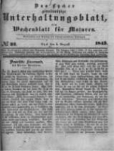 Das Lycker gemeinnützige Unterhaltungsblatt, ein Wochenblatt für Masuren. 1843.08.05 Nr32