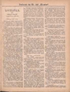 Kłosy: czasopismo ilustrowane, tygodniowe, poświęcone literaturze, nauce i sztuce: dodatki do poszczególnych numerów: dodatek do Nr 813(1881)