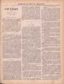 Kłosy: czasopismo ilustrowane, tygodniowe, poświęcone literaturze, nauce i sztuce: dodatki do poszczególnych numerów: dodatek do Nr 826(1881)
