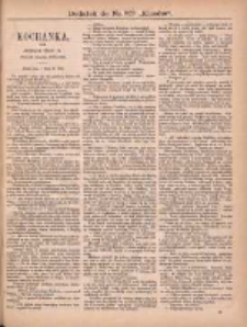 Kłosy: czasopismo ilustrowane, tygodniowe, poświęcone literaturze, nauce i sztuce: dodatki do poszczególnych numerów: dodatek do Nr 829(1881)