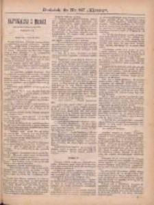 Kłosy: czasopismo ilustrowane, tygodniowe, poświęcone literaturze, nauce i sztuce: dodatki do poszczególnych numerów: dodatek do Nr 837(1881)