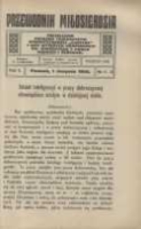 Przewodnik Miłosierdzia: miesięcznik Związku Towarzystw Dobroczynności "Caritas" i Rad Wyższych Kongregacji św. Wincentego &agrave; Paulo męskich i żeńskich 1918.08.01 R.2 Nr5 i 6