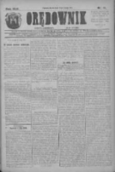 Orędownik: najstarsze ludowe pismo narodowe i katolickie w Wielkopolsce 1912.02.21 R.42 Nr41