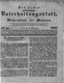Das Lycker gemeinnützige Unterhaltungsblatt, ein Wochenblatt für Masuren. 1843.11.04 Nr45