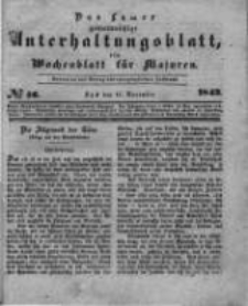 Das Lycker gemeinnützige Unterhaltungsblatt, ein Wochenblatt für Masuren. 1843.11.11 Nr46