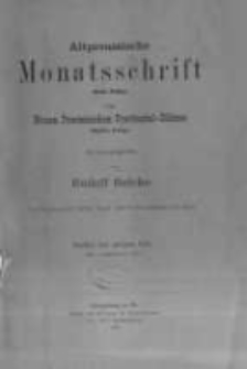 Altpreussische Monatsschrift, Der Neuen Preussischen Provinzial-Bl&auml;tter. 1902 Bd.39 heft 5-6