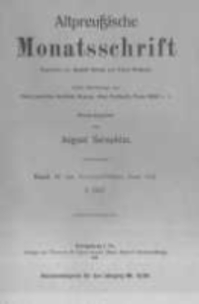 Altpreussische Monatsschrift, Der Neuen Preussischen Provinzial-Bl&auml;tter. 1910 Bd.47 heft 2