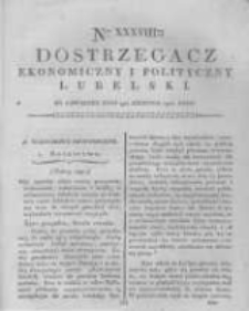 Dostrzegacz Ekonomiczny i Polityczny Lubelski. 1816.08.08 Nr38
