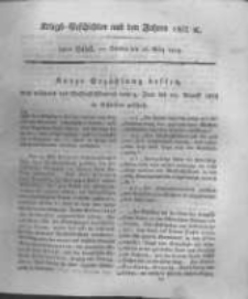 Kriegs-Geschichten aus den Jahren 1812/13 etc. oder Darstellungen und Schilderungen aus den Feldz&uuml;gen der Franzosen und der verb&uuml;ndeten Truppen.... 1814 Band 1 st&uuml;ck 12