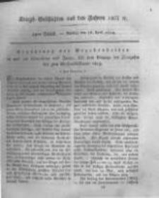 Kriegs-Geschichten aus den Jahren 1812/13 etc. oder Darstellungen und Schilderungen aus den Feldz&uuml;gen der Franzosen und der verb&uuml;ndeten Truppen.... 1814 Band 1 st&uuml;ck 15