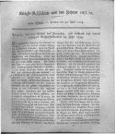 Kriegs-Geschichten aus den Jahren 1812/13 etc. oder Darstellungen und Schilderungen aus den Feldz&uuml;gen der Franzosen und der verb&uuml;ndeten Truppen.... 1814 Band 1 st&uuml;ck 17