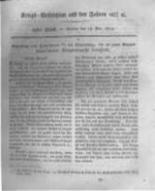 Kriegs-Geschichten aus den Jahren 1812/13 etc. oder Darstellungen und Schilderungen aus den Feldz&uuml;gen der Franzosen und der verb&uuml;ndeten Truppen.... 1814 Band 1 st&uuml;ck 24
