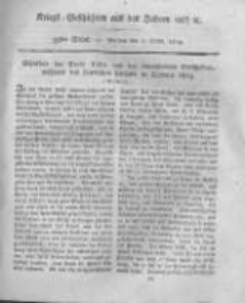 Kriegs-Geschichten aus den Jahren 1812/13 etc. oder Darstellungen und Schilderungen aus den Feldz&uuml;gen der Franzosen und der verb&uuml;ndeten Truppen.... 1814 Band 2 st&uuml;ck 39