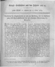 Kriegs-Geschichten aus den Jahren 1812/13 etc. oder Darstellungen und Schilderungen aus den Feldz&uuml;gen der Franzosen und der verb&uuml;ndeten Truppen.... 1814 Band 2 st&uuml;ck 41