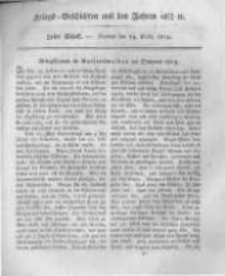 Kriegs-Geschichten aus den Jahren 1812/13 etc. oder Darstellungen und Schilderungen aus den Feldz&uuml;gen der Franzosen und der verb&uuml;ndeten Truppen.... 1814 Band 2 st&uuml;ck 51