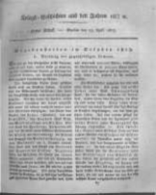 Kriegs-Geschichten aus den Jahren 1812/13 etc. oder Darstellungen und Schilderungen aus den Feldz&uuml;gen der Franzosen und der verb&uuml;ndeten Truppen... . 1815 Band 3 st&uuml;ck 67