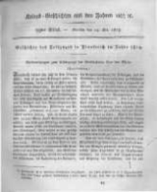 Kriegs-Geschichten aus den Jahren 1812/13 etc. oder Darstellungen und Schilderungen aus den Feldz&uuml;gen der Franzosen und der verb&uuml;ndeten Truppen... . 1815-1816 Band 4 st&uuml;ck 93