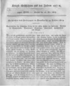 Kriegs-Geschichten aus den Jahren 1812/13 etc. oder Darstellungen und Schilderungen aus den Feldz&uuml;gen der Franzosen und der verb&uuml;ndeten Truppen... . 1815-1816 Band 4 st&uuml;ck 102