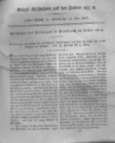 Kriegs-Geschichten aus den Jahren 1812/13 etc. oder Darstellungen und Schilderungen aus den Feldz&uuml;gen der Franzosen und der verb&uuml;ndeten Truppen... . 1815-1816 Band 4 st&uuml;ck 106