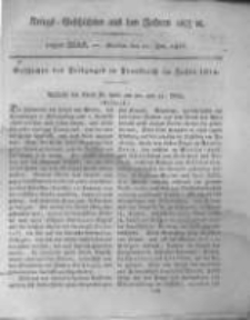 Kriegs-Geschichten aus den Jahren 1812/13 etc. oder Darstellungen und Schilderungen aus den Feldz&uuml;gen der Franzosen und der verb&uuml;ndeten Truppen... . 1815-1816 Band 4 st&uuml;ck 108