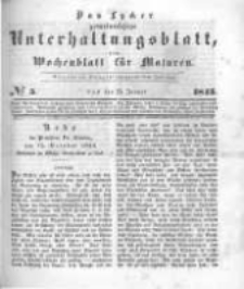 Das Lycker gemeinnützige Unterhaltungsblatt, ein Wochenblatt für Masuren. 1845.01.25 Nr5