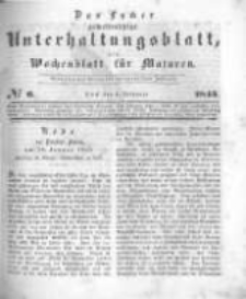 Das Lycker gemeinnützige Unterhaltungsblatt, ein Wochenblatt für Masuren. 1845.02.01 Nr6