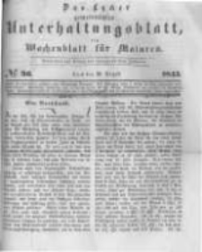 Das Lycker gemeinnützige Unterhaltungsblatt, ein Wochenblatt für Masuren. 1845.08.30 Nr36