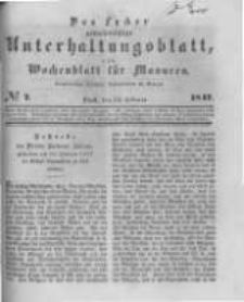 Das Lycker gemeinnützige Unterhaltungsblatt, ein Wochenblatt für Masuren. 1847.02.13 Nr7