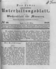Das Lycker gemeinnützige Unterhaltungsblatt, ein Wochenblatt für Masuren. 1847.03.27 Nr13