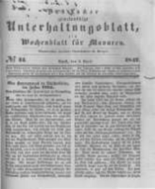 Das Lycker gemeinnützige Unterhaltungsblatt, ein Wochenblatt für Masuren. 1847.04.03 Nr14