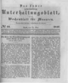Das Lycker gemeinnützige Unterhaltungsblatt, ein Wochenblatt für Masuren. 1847.05.22 Nr21