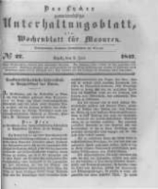 Das Lycker gemeinnützige Unterhaltungsblatt, ein Wochenblatt für Masuren. 1847.07.03 Nr27