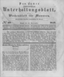 Das Lycker gemeinnützige Unterhaltungsblatt, ein Wochenblatt für Masuren. 1847.09.25 Nr39