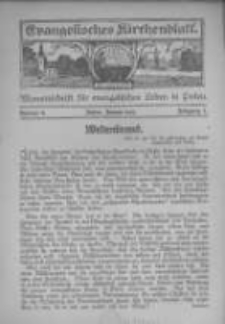 Evangelisches Kirchenblatt: Monatsschrift für evangelisches Leben in Polen. 1923 Jahrgang 1 nr4