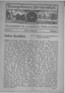 Evangelisches Kirchenblatt: Monatsschrift für evangelisches Leben in Polen. 1923 Jahrgang 1 nr6