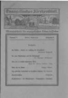 Evangelisches Kirchenblatt: Monatsschrift für evangelisches Leben in Polen. 1930 Jahrgang 8 nr7