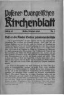Posener Evangelisches Kirchenblatt: Monatsschrift für evangelisches Leben in Polen. 1940 Jahrgang 18 nr5