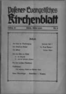 Posener Evangelisches Kirchenblatt: Monatsschrift für evangelisches Leben in Polen. 1940 Jahrgang 18 nr6
