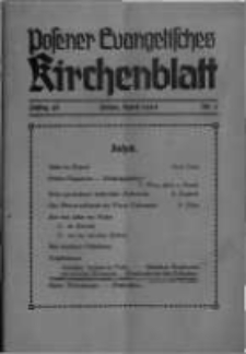 Posener Evangelisches Kirchenblatt: Monatsschrift für evangelisches Leben in Polen. 1940 Jahrgang 18 nr7