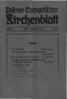 Posener Evangelisches Kirchenblatt: Monatsschrift für evangelisches Leben in Polen. 1940 Jahrgang 18 nr12