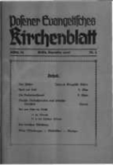 Posener Evangelisches Kirchenblatt: Monatsschrift für evangelisches Leben in Polen. 1940 Jahrgang 19 nr3